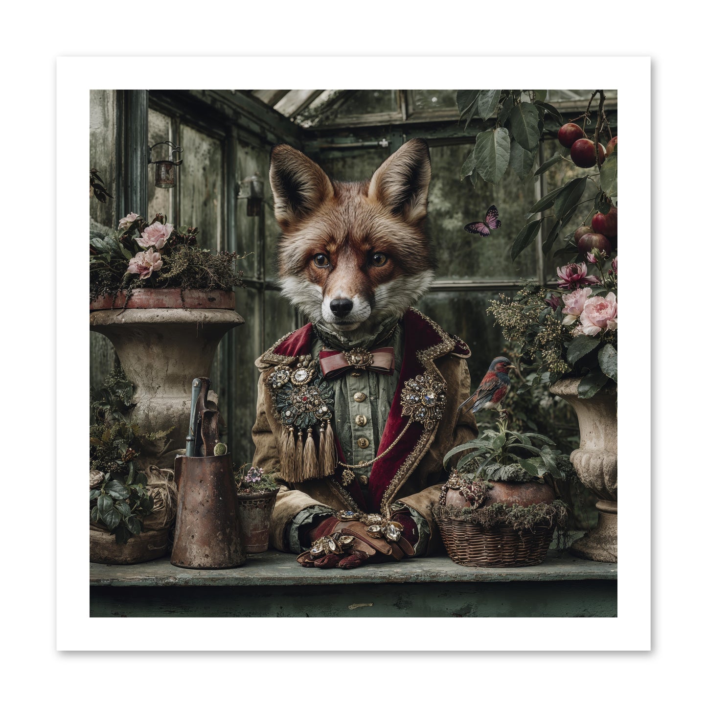 Postcards from Noon -- Paper Print 16x16
