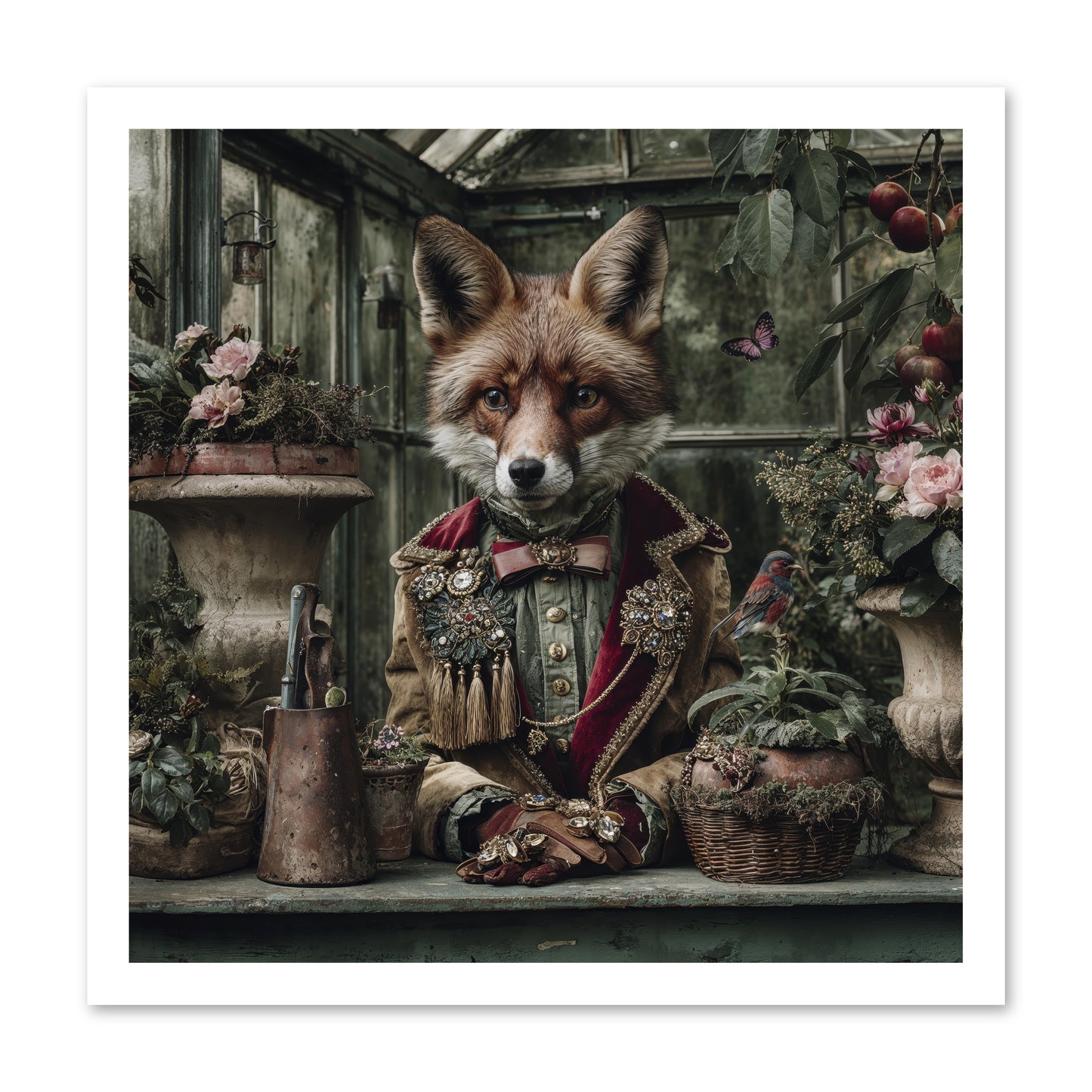 Postcards from Noon -- Loose Canvas Print 20x20