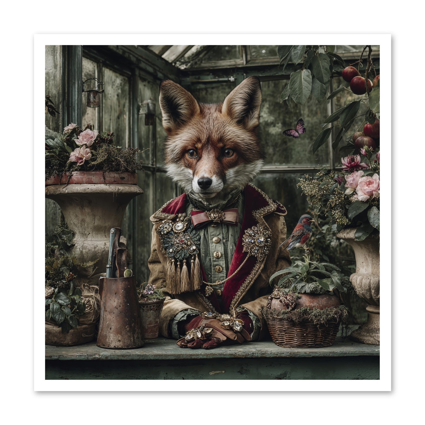 Postcards from Noon -- Paper Print 30x30