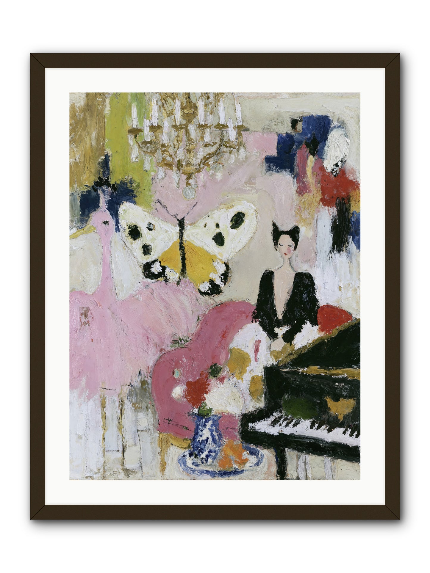 Powder, Pearl, and Nerve -- Framed Print - Black 24x32