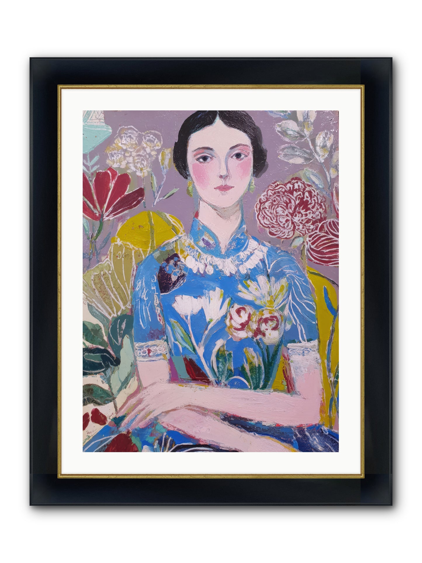 Practiced Grace — Practiced-Grace-24x32-Framed-Print-Wide-Black-w-Gold.jpg