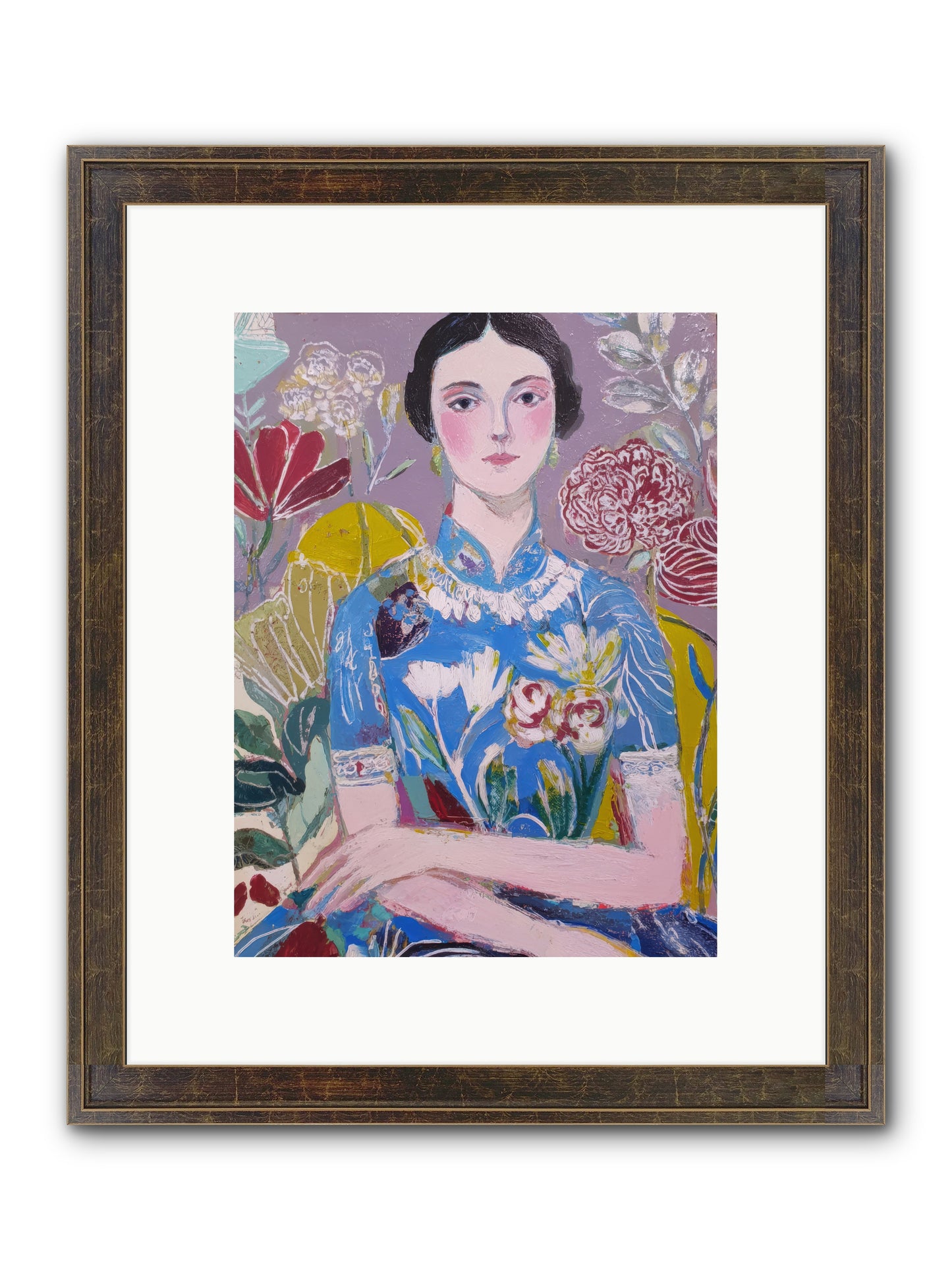 Practiced Grace — Practiced-Grace-9x12-Framed-Print-Slimwoods-Black-Gold.jpg