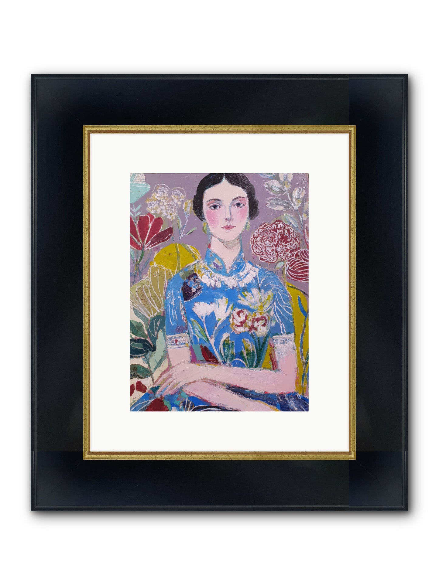 Practiced Grace — Practiced-Grace-9x12-Framed-Print-Wide-Black-w-Gold.jpg