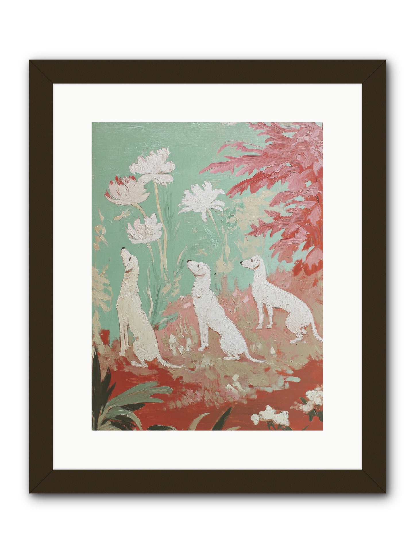 Prairie Companions -- Framed Print - Black 12x16