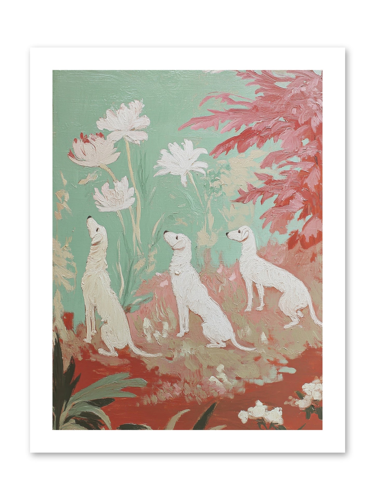 Prairie Companions -- Loose Canvas Print 12x16