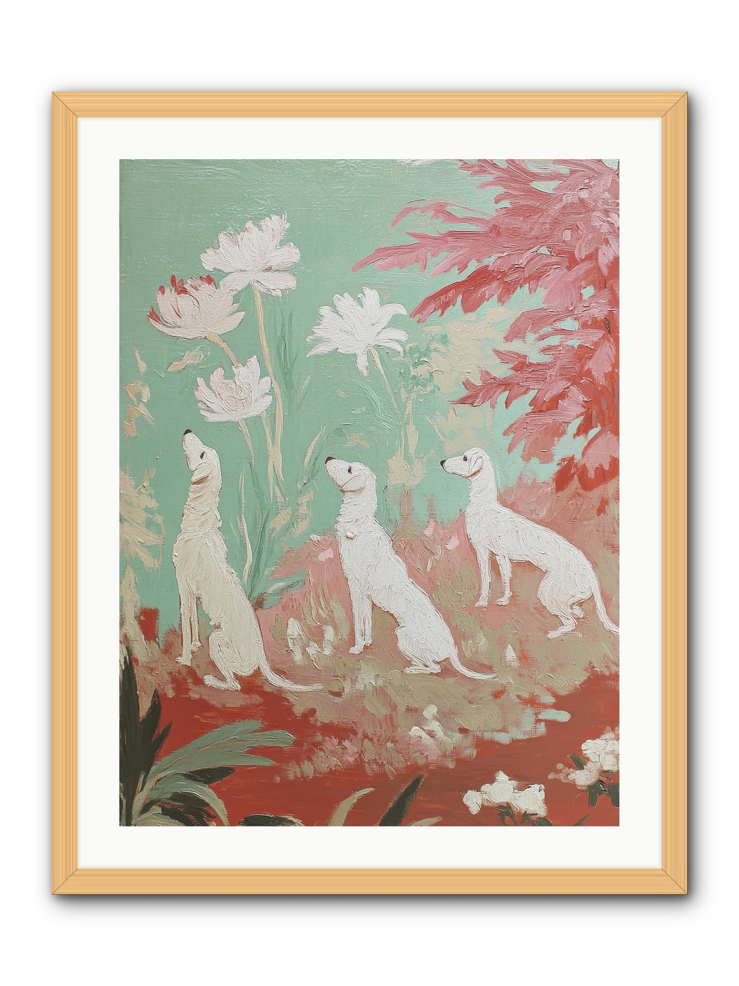 Prairie Companions -- Framed Print - Natural 24x32