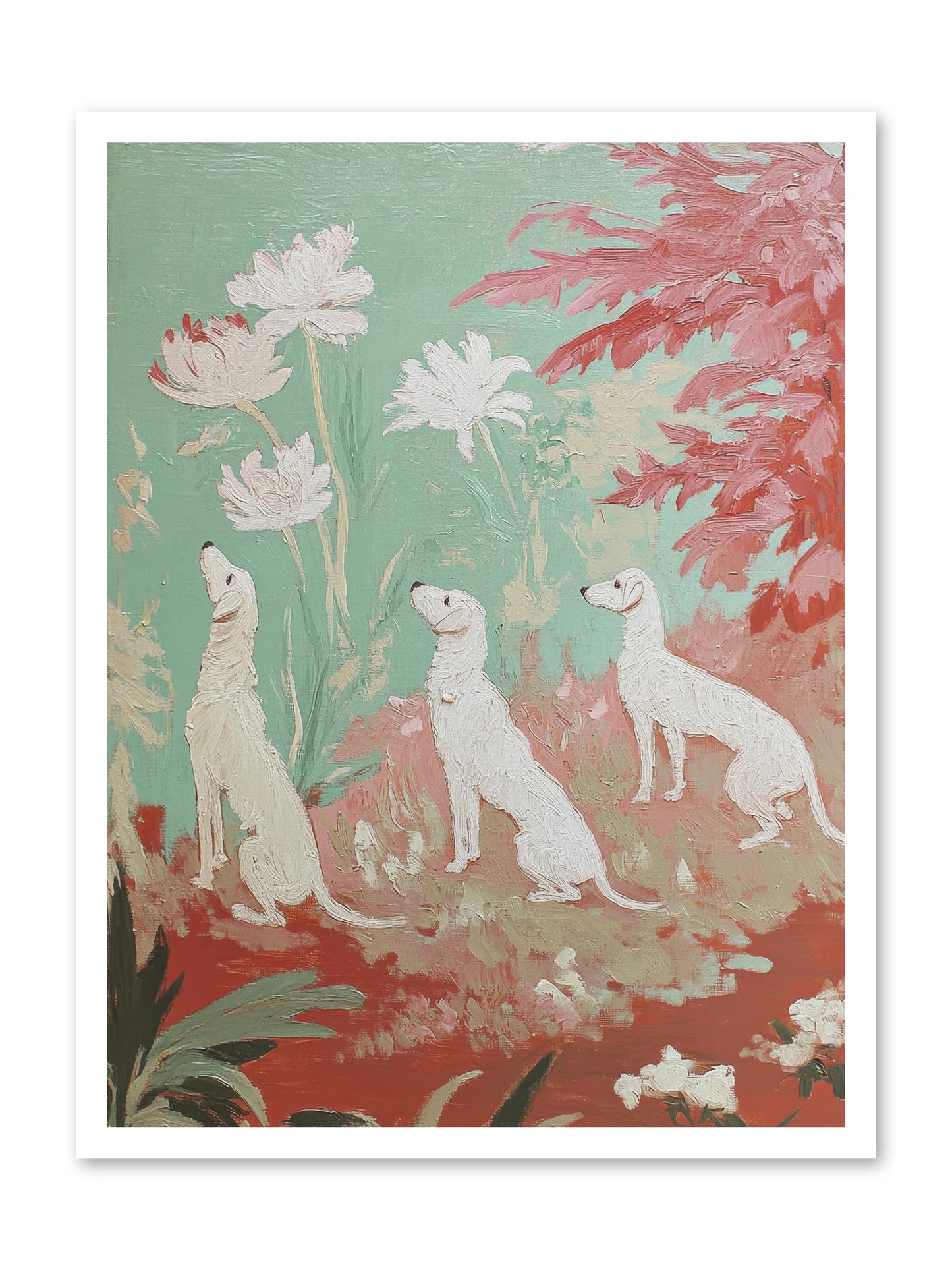 Prairie Companions -- Loose Canvas Print 24x32