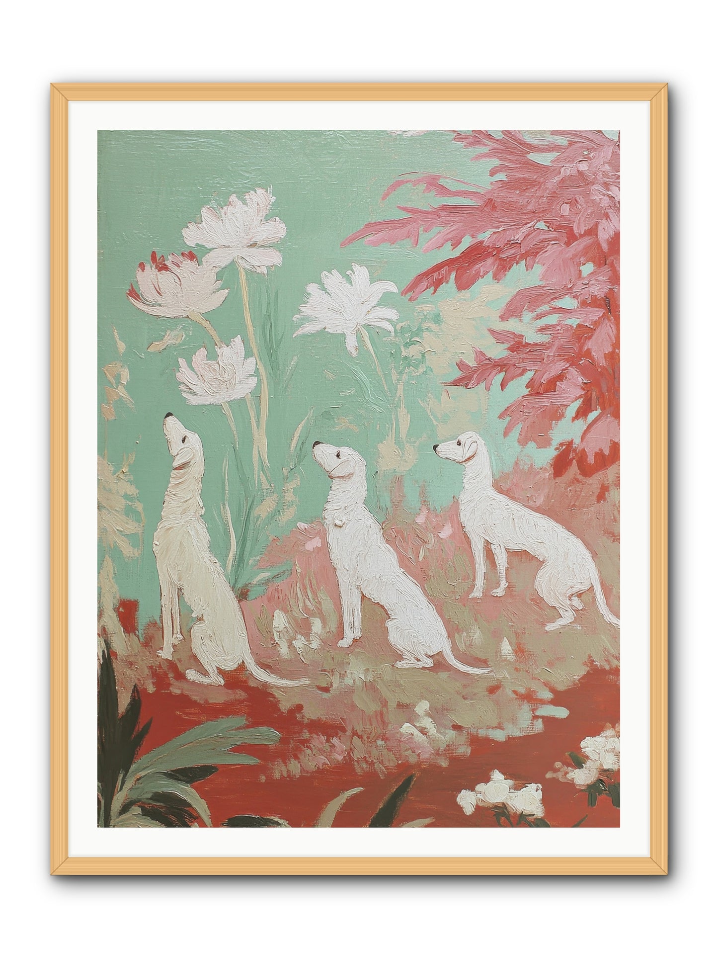 Prairie Companions -- Framed Print - Natural 36x48