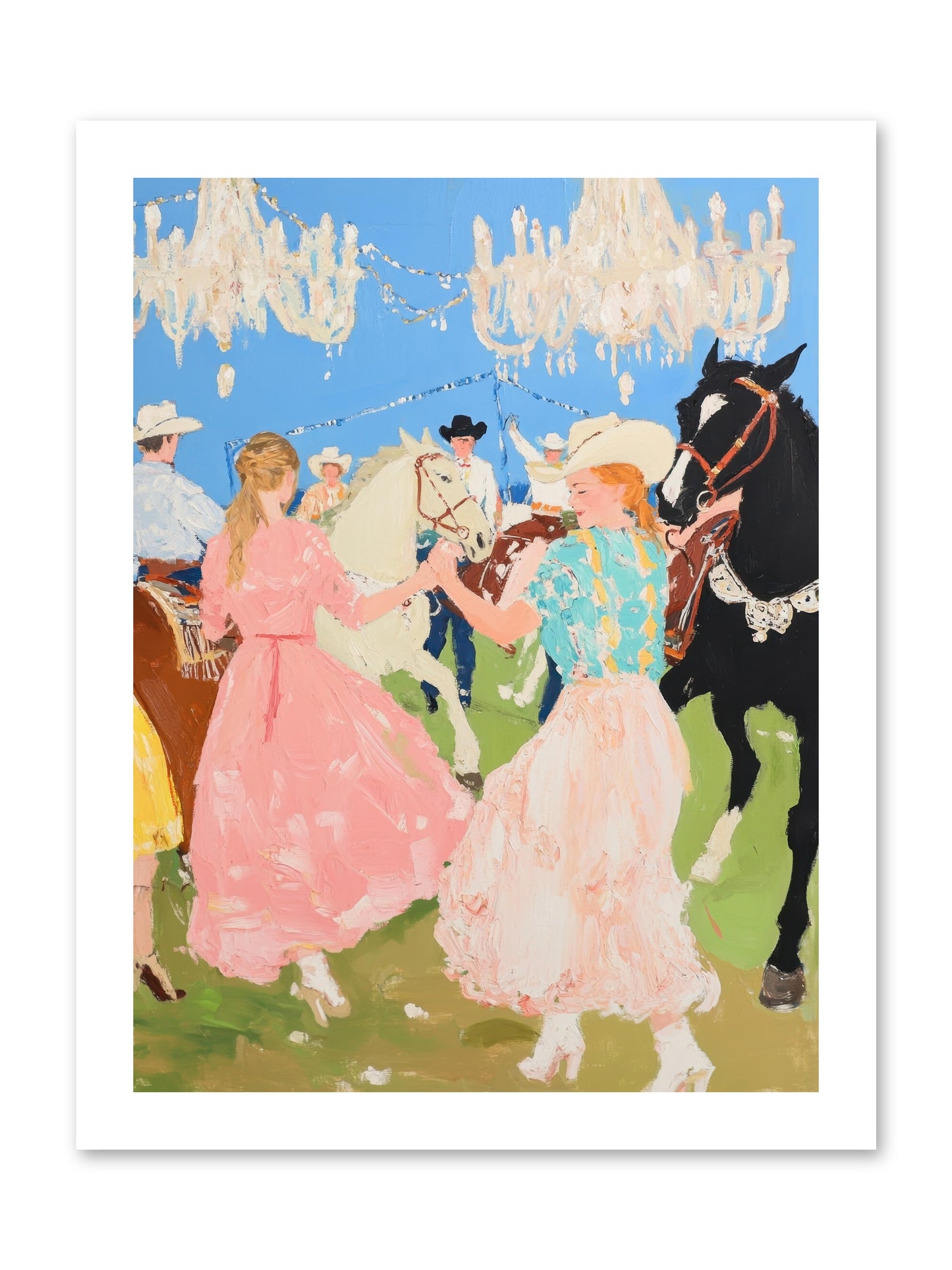 Prairie Dance -- Paper Print 12x16