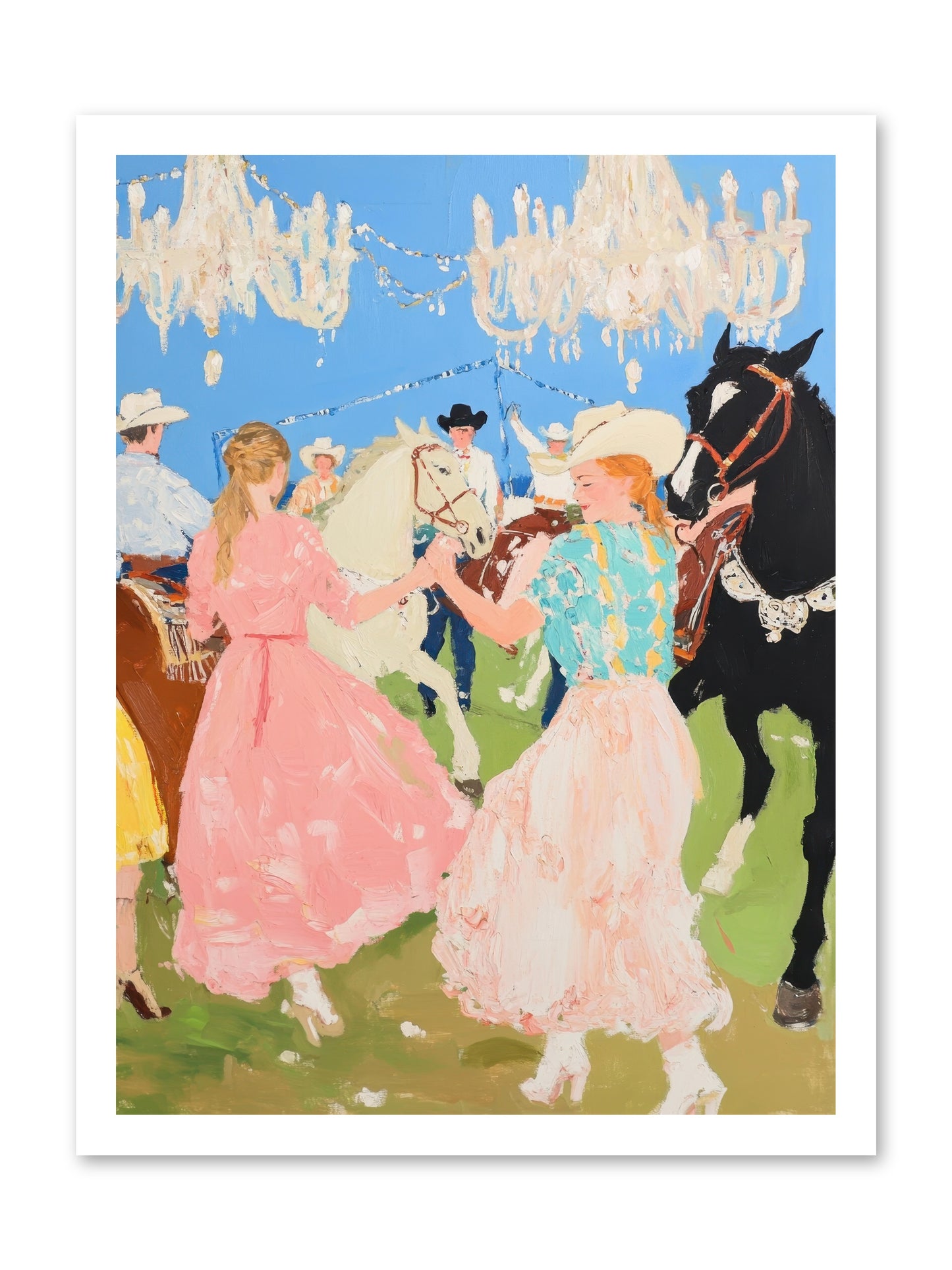 Prairie Dance -- Loose Canvas Print 18x24