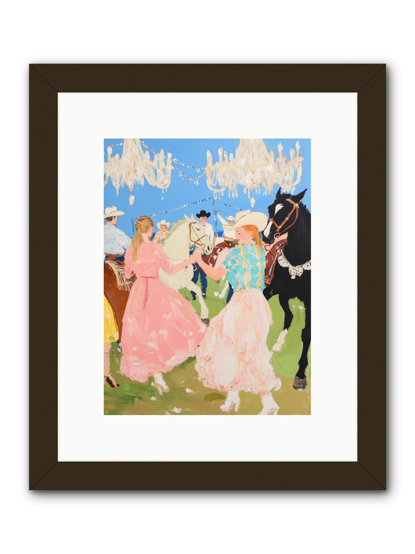 Prairie Dance -- Framed Print - Black 9x12