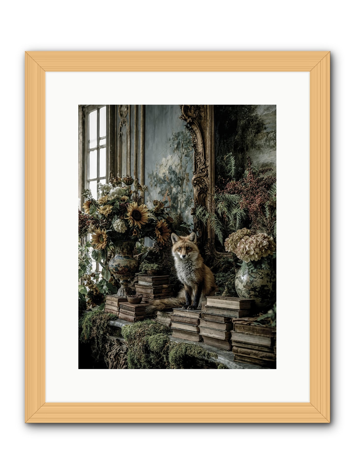 Prairie Dancer -- Framed Print - Natural 12x16