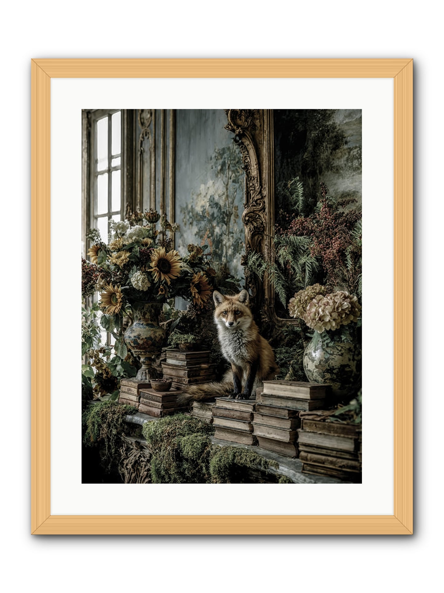 Prairie Dancer -- Framed Print - Natural 18x24