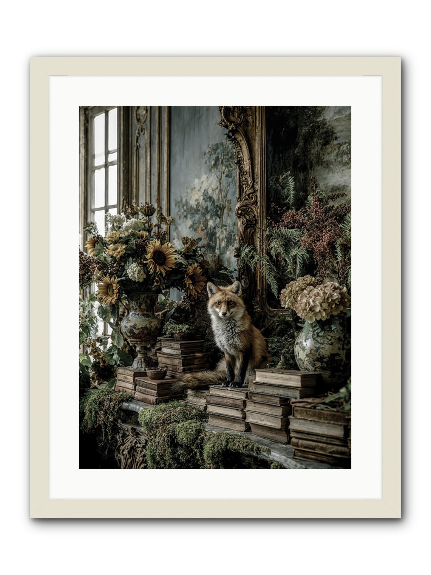 Prairie Dancer -- Framed Print - White 18x24