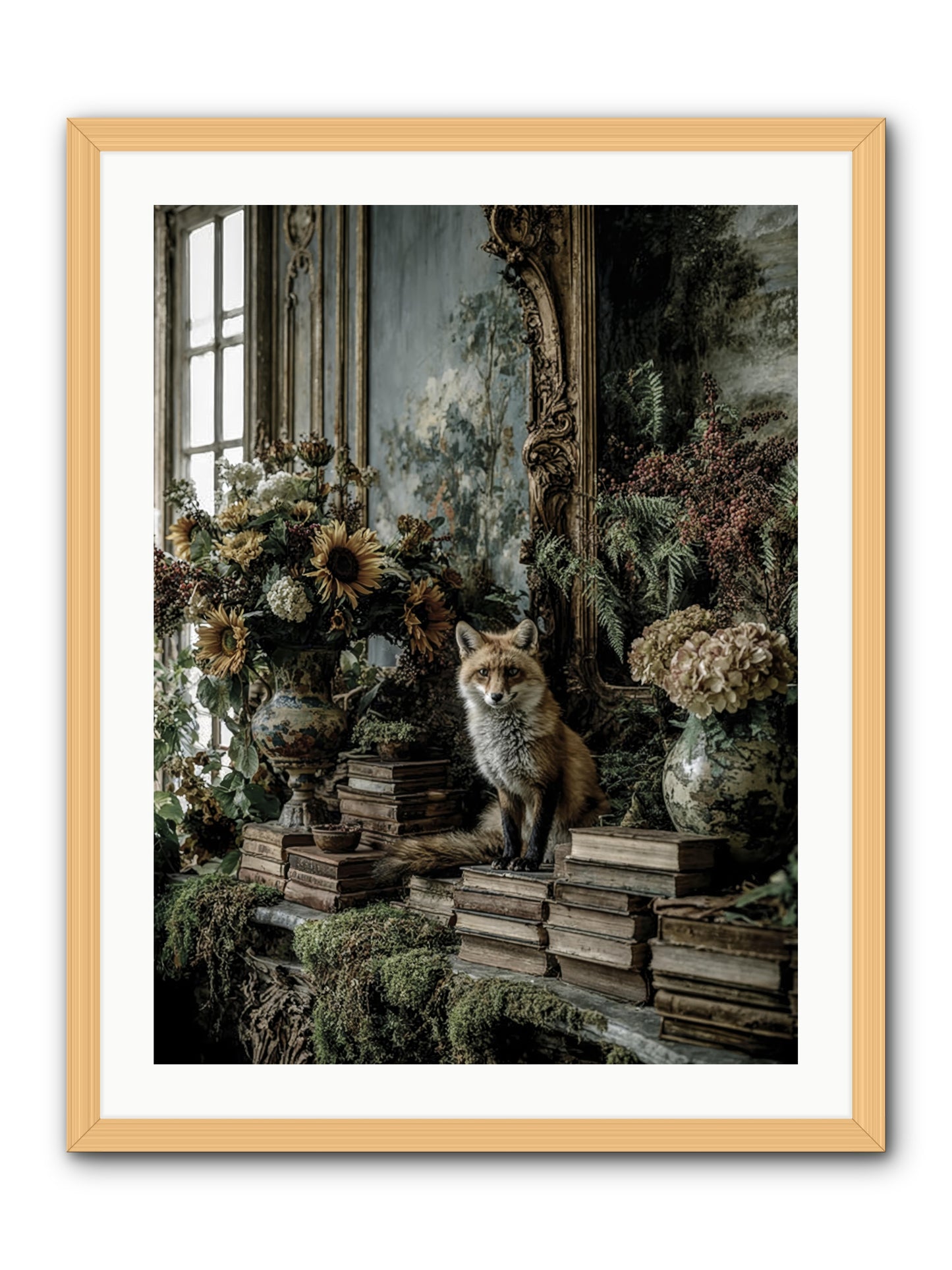 Prairie Dancer -- Framed Print - Natural 24x32