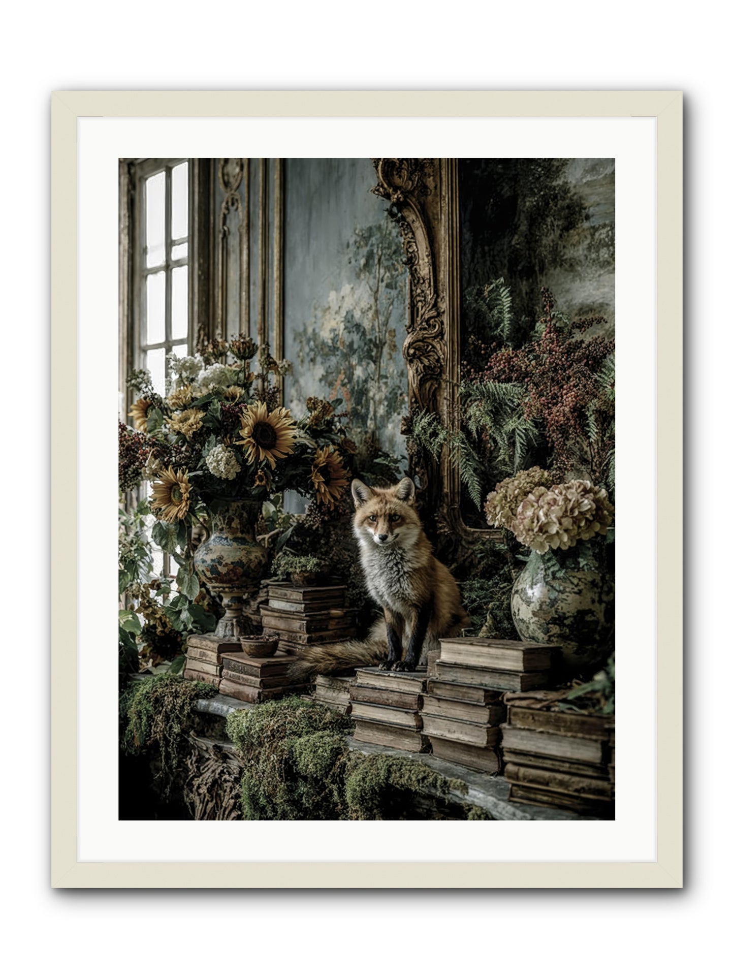Prairie Dancer -- Framed Print - White 24x32