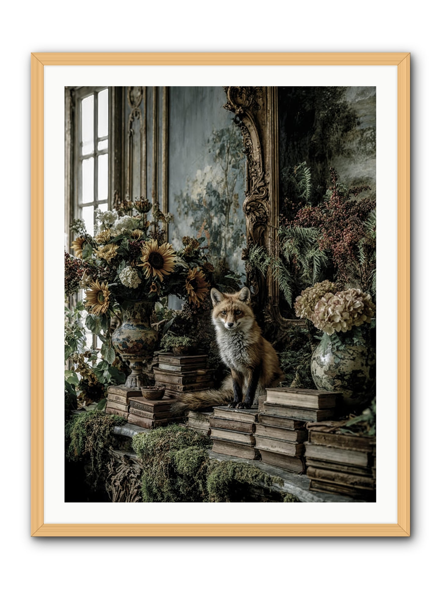 Prairie Dancer -- Framed Print - Natural 30x40