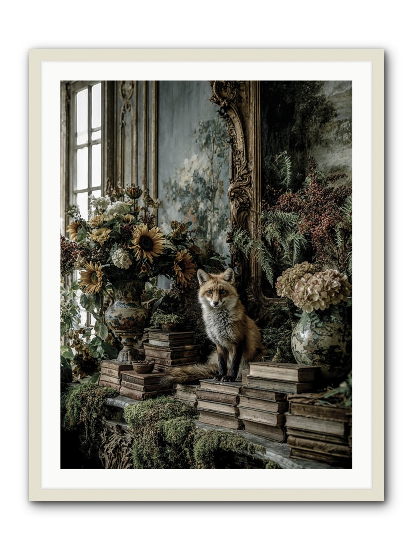 Prairie Dancer -- Framed Print - White 30x40