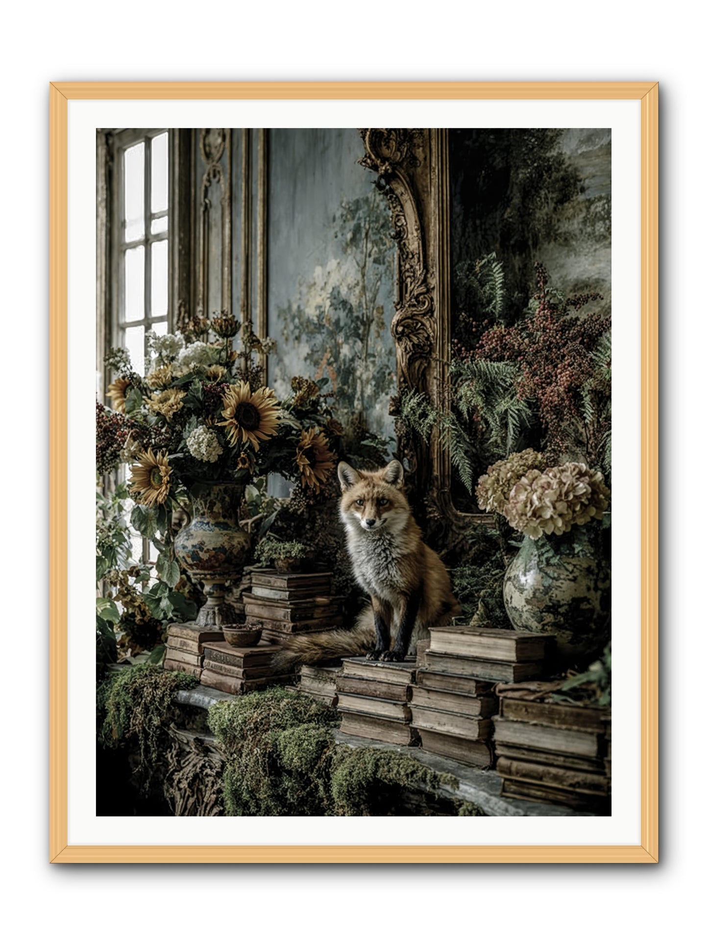 Prairie Dancer -- Framed Print - Natural 36x48