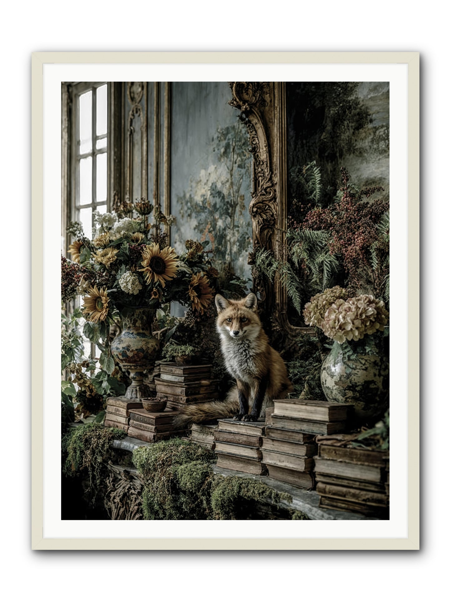 Prairie Dancer -- Framed Print - White 36x48