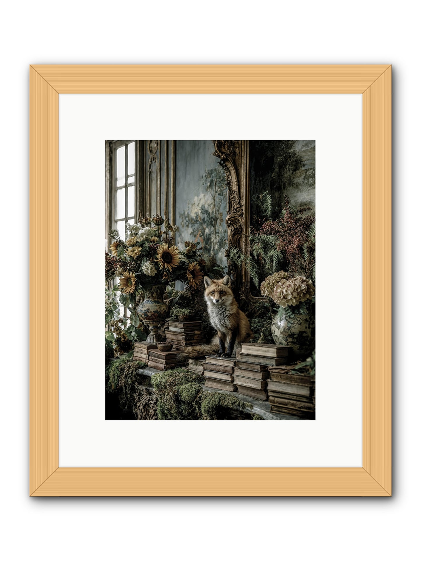 Prairie Dancer -- Framed Print - Natural 9x12