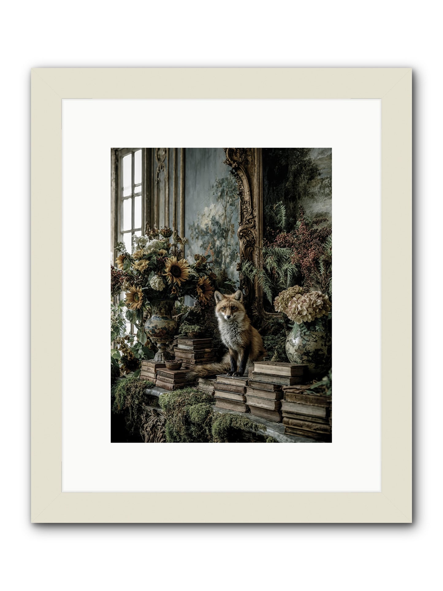 Prairie Dancer -- Framed Print - White 9x12