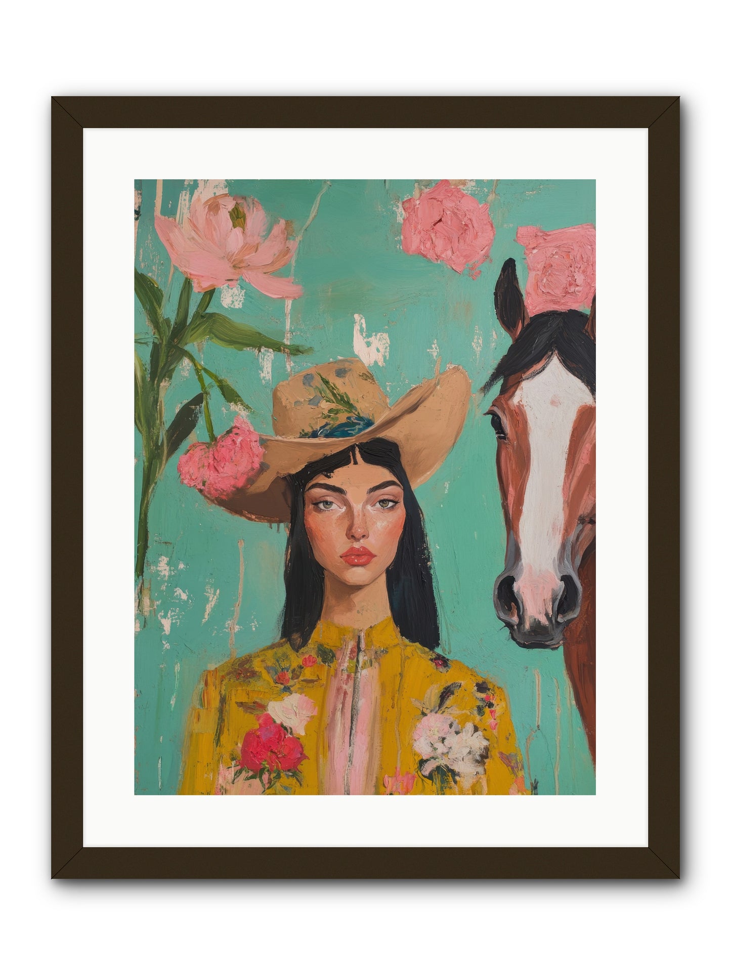 Prairie Duchess -- Framed Print - Black 18x24