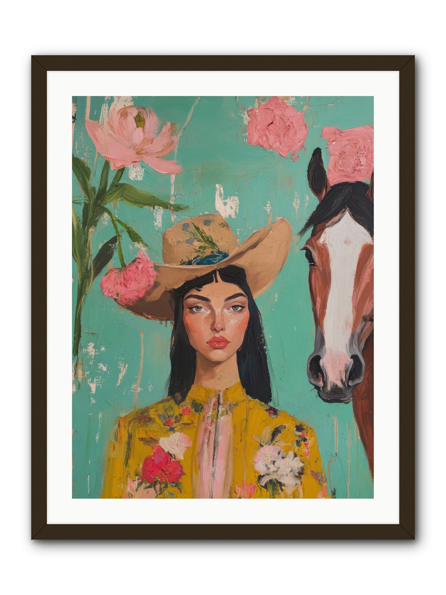 Prairie Duchess -- Framed Print - Black 24x32