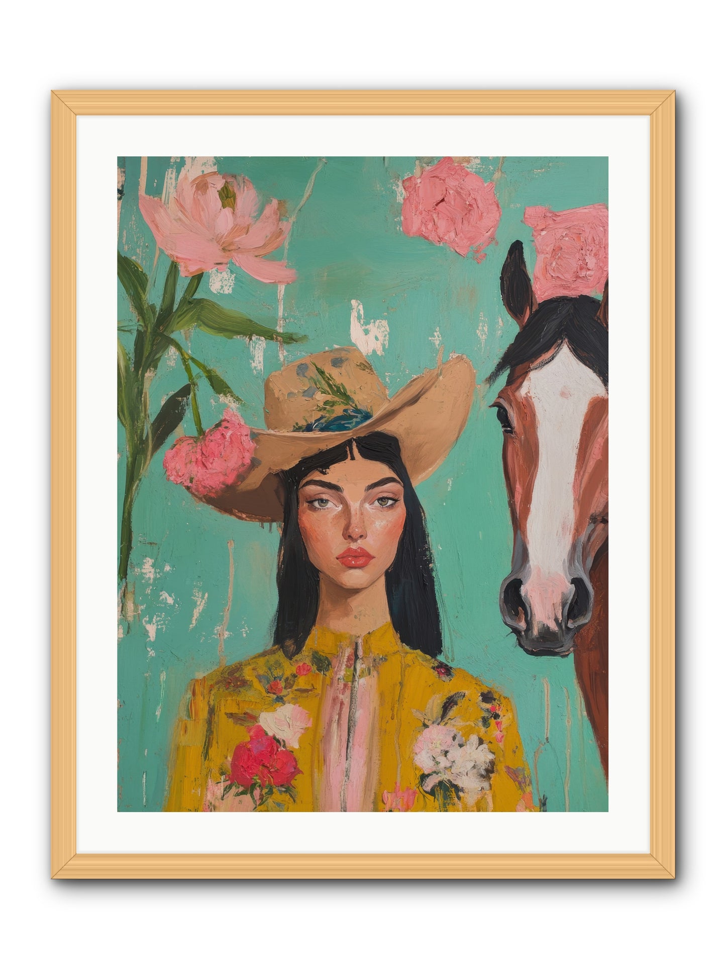 Prairie Duchess -- Framed Print - Natural 24x32
