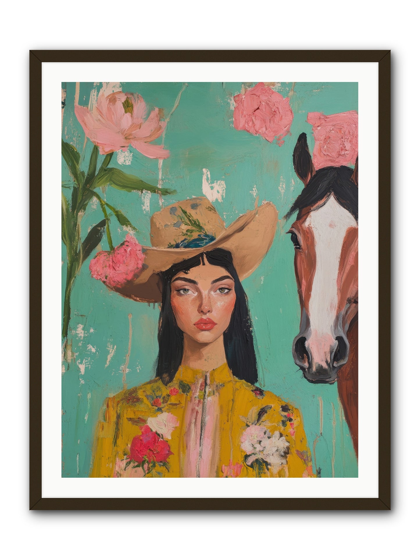 Prairie Duchess -- Framed Print - Black 30x40