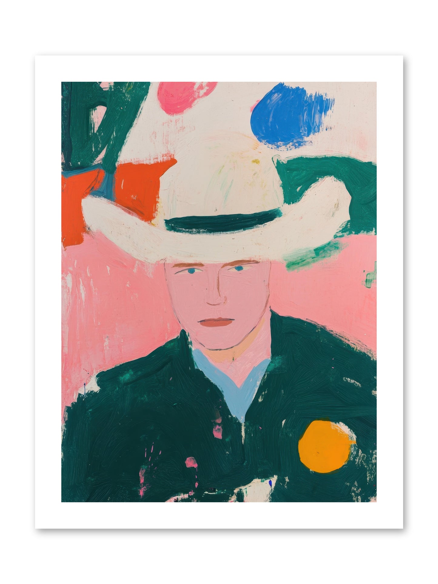 Prairie Fire Ranger -- Paper Print 12x16