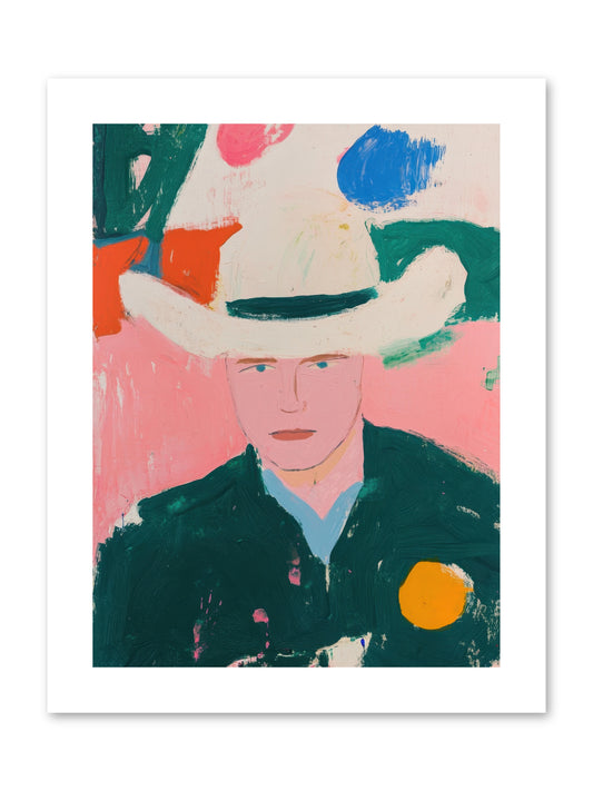 Prairie Fire Ranger -- Paper Print 9x12