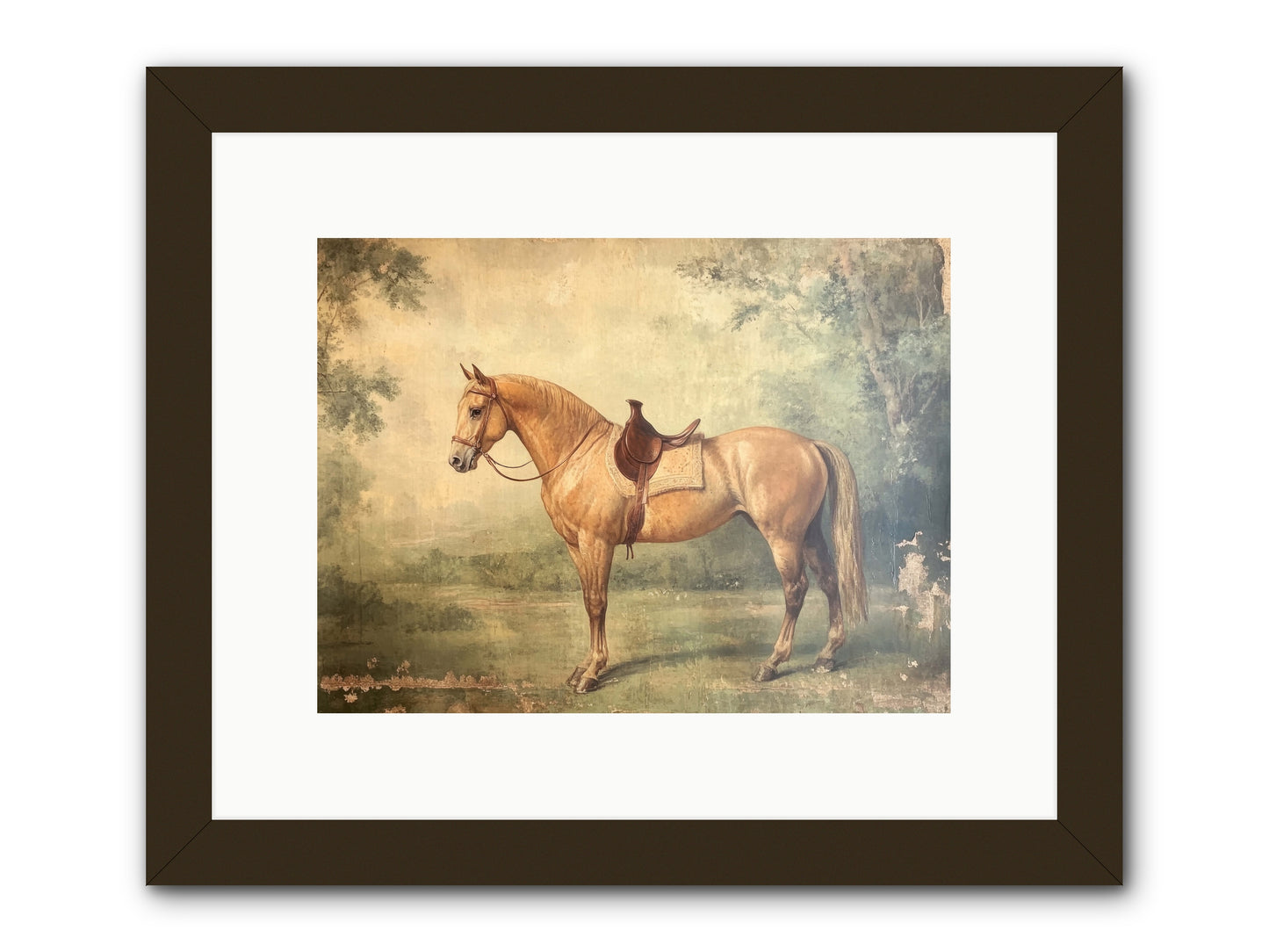 Prairie Gold -- Framed Print - Black 12x9