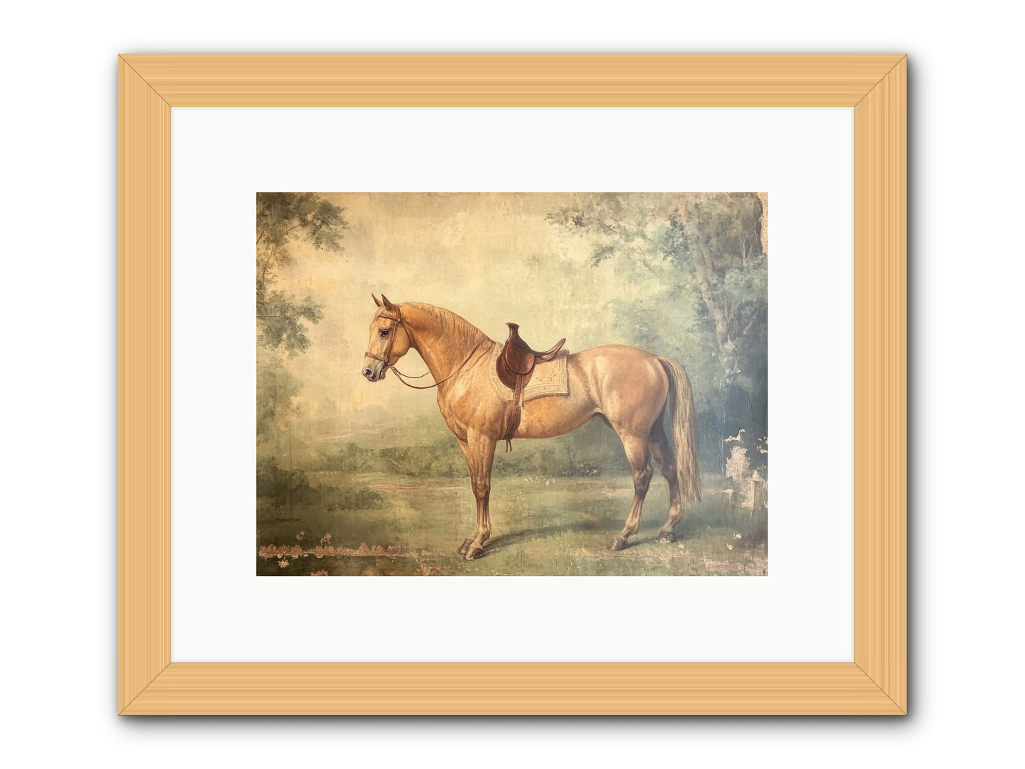 Prairie Gold -- Framed Print - Natural 12x9