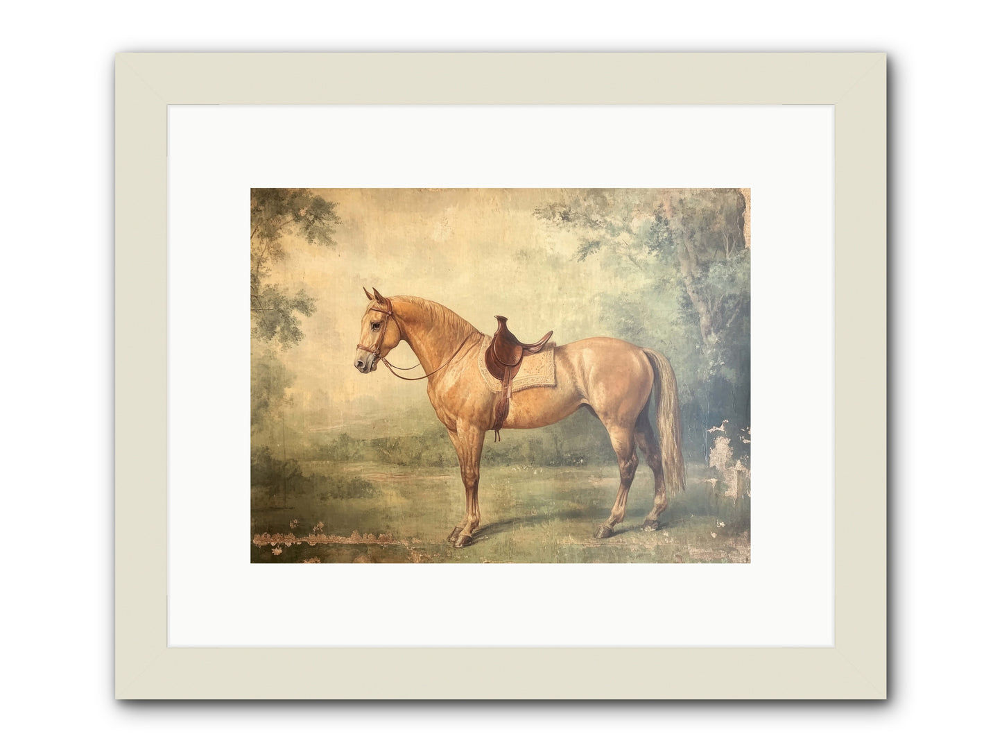 Prairie Gold -- Framed Print - White 12x9