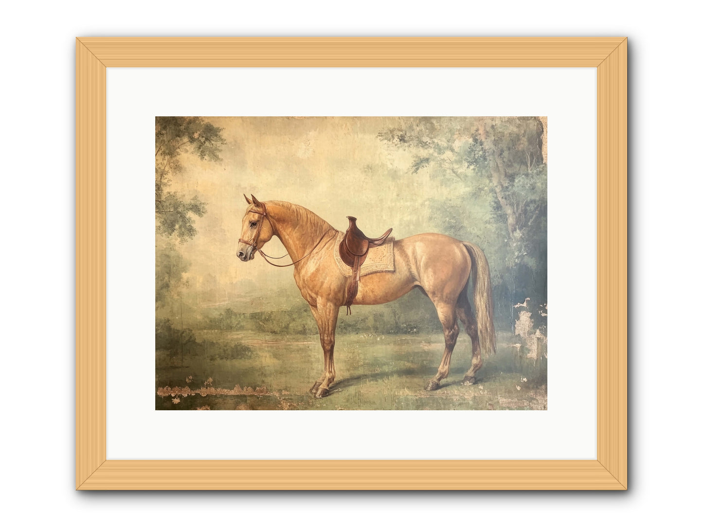 Prairie Gold -- Framed Print - Natural 16x12