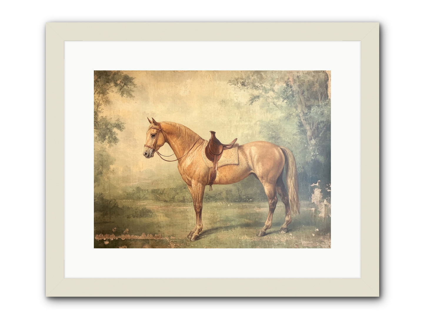 Prairie Gold -- Framed Print - White 16x12
