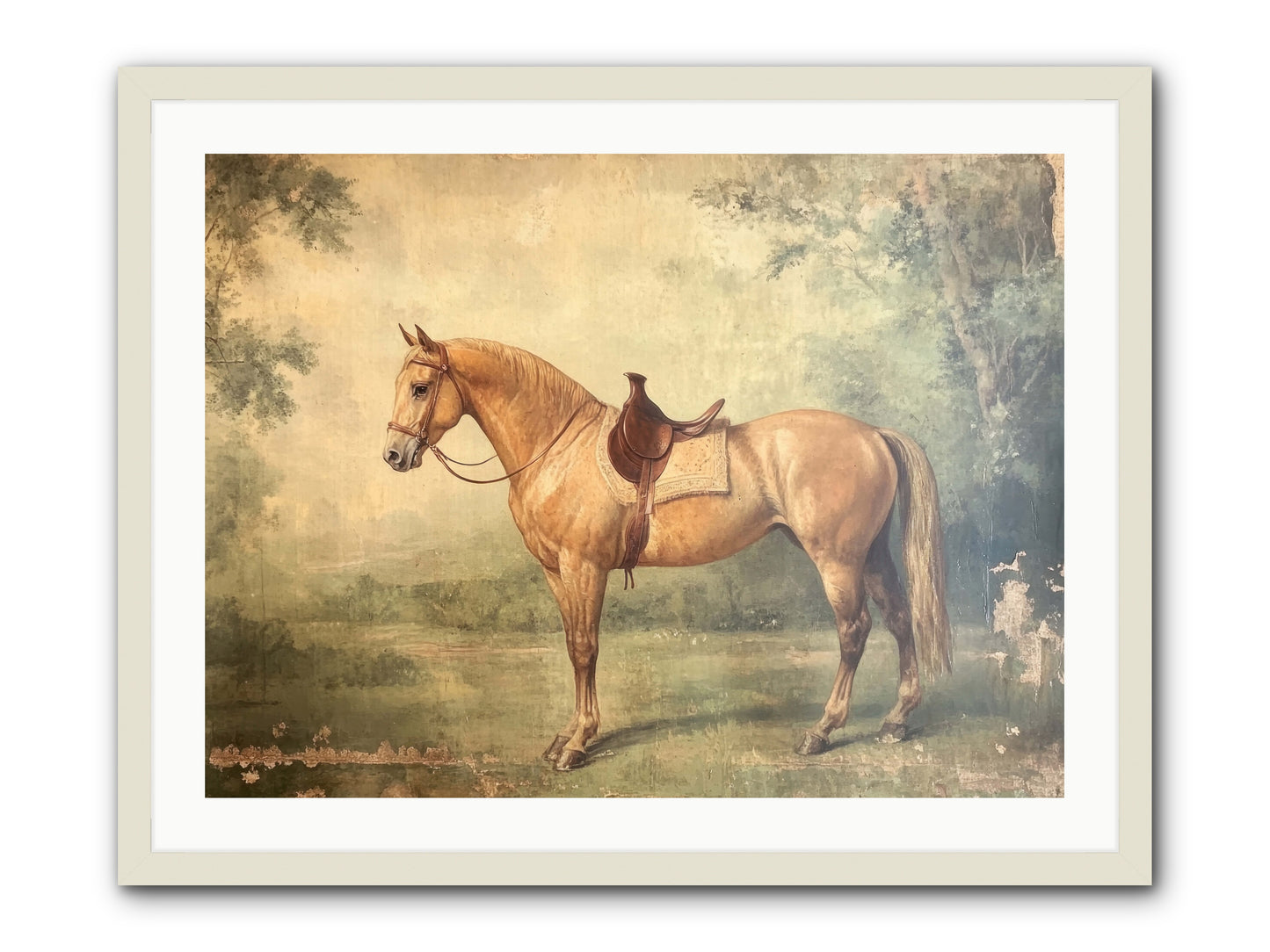 Prairie Gold -- Framed Print - White 32x24