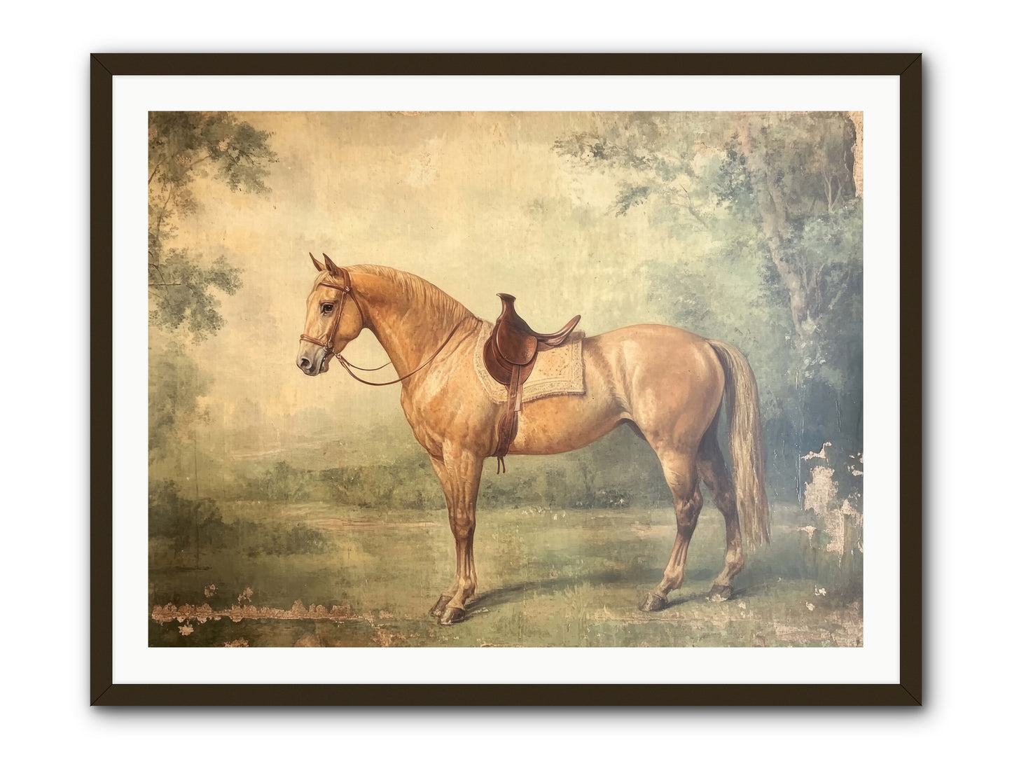 Prairie Gold -- Framed Print - Black 40x30
