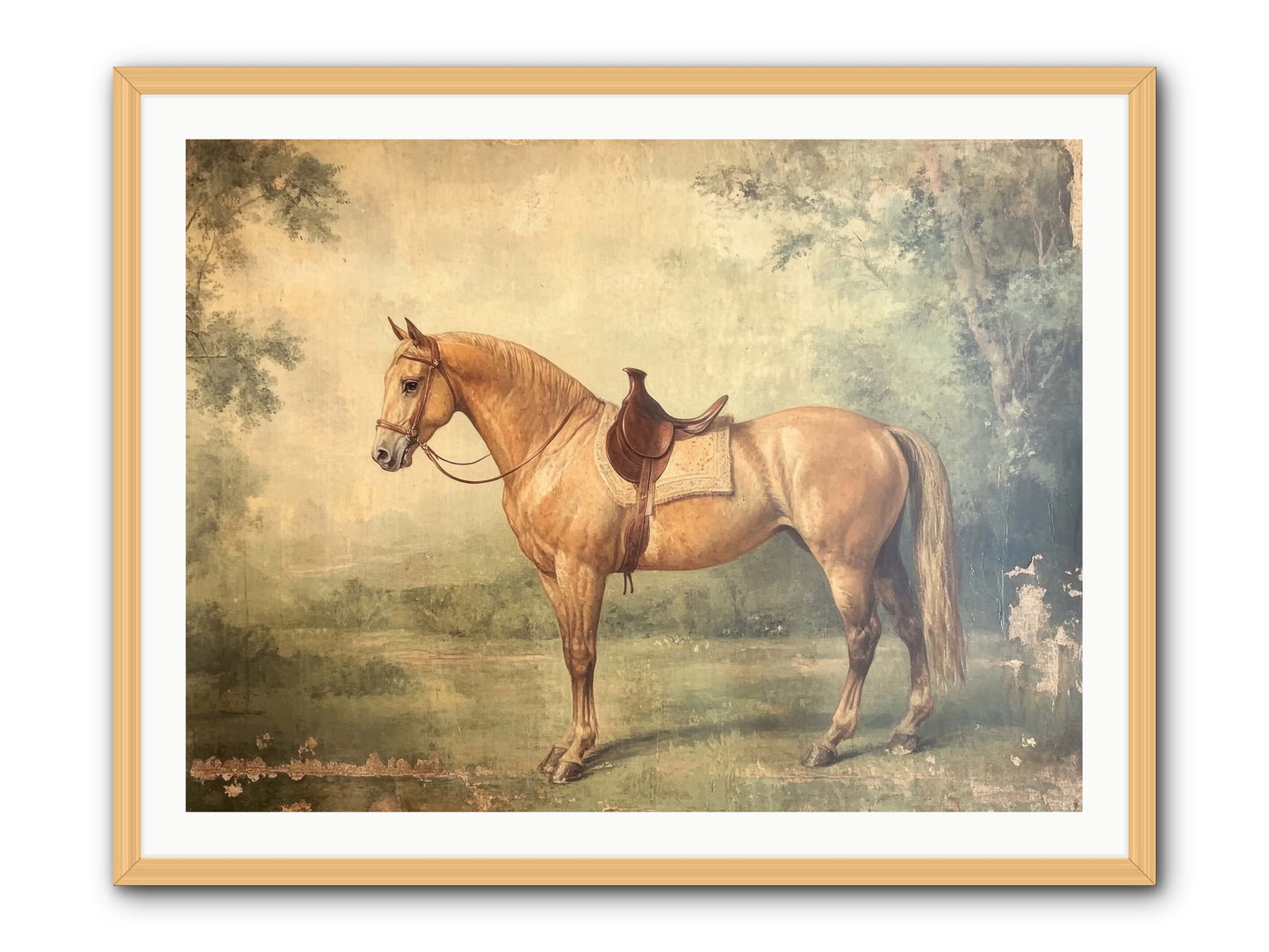 Prairie Gold -- Framed Print - Natural 40x30