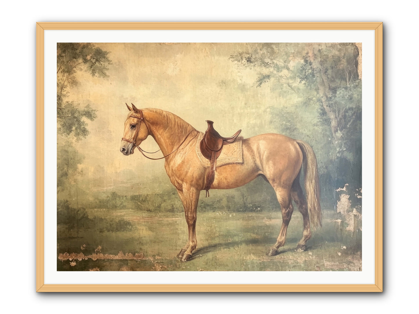 Prairie Gold -- Framed Print - Natural 48x36