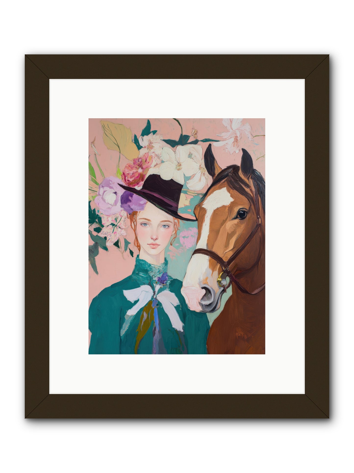 Prairie Philosopher -- Framed Print - Black 9x12