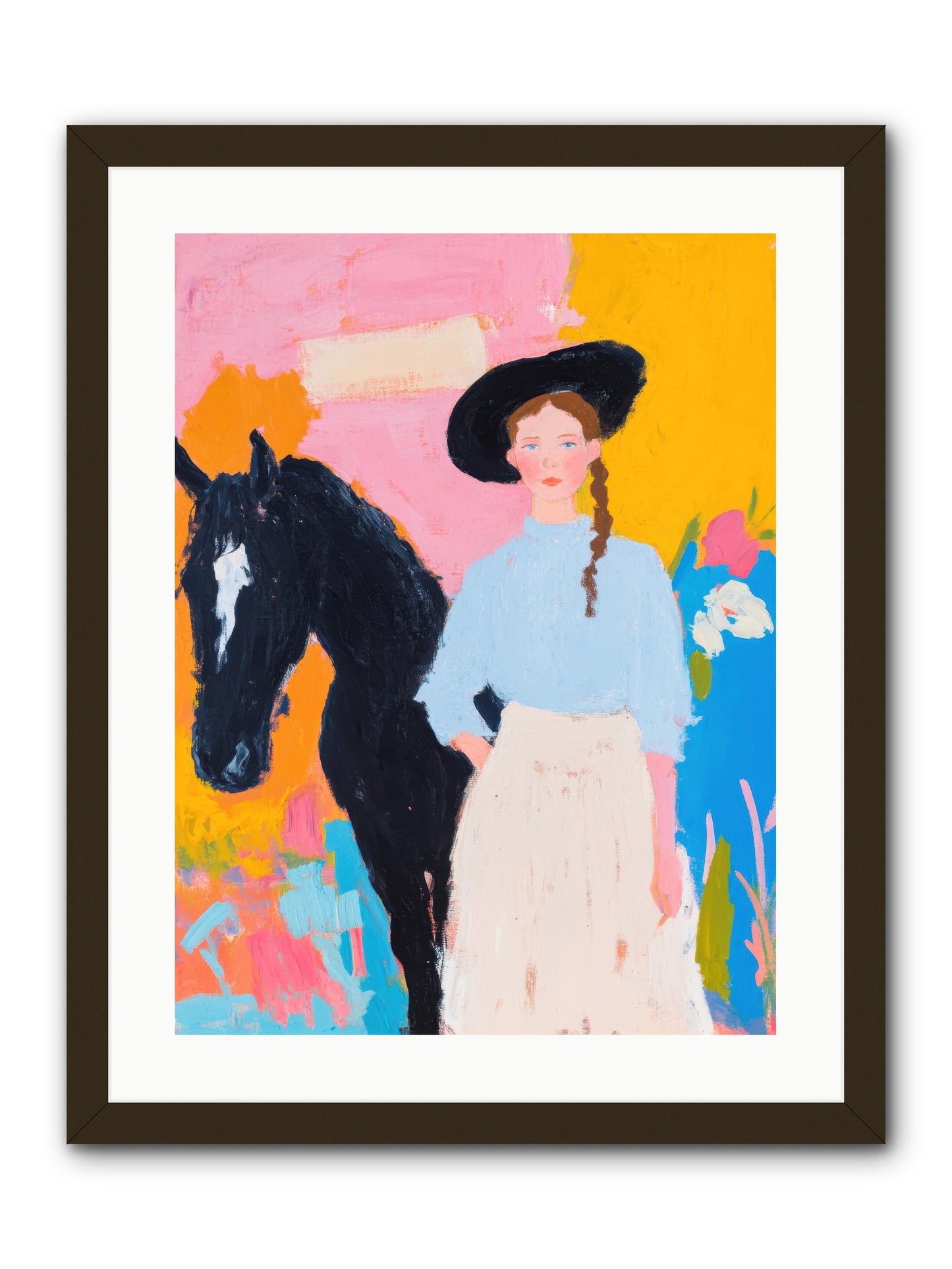 Prairie Wind  -- Framed Print - Black 18x24