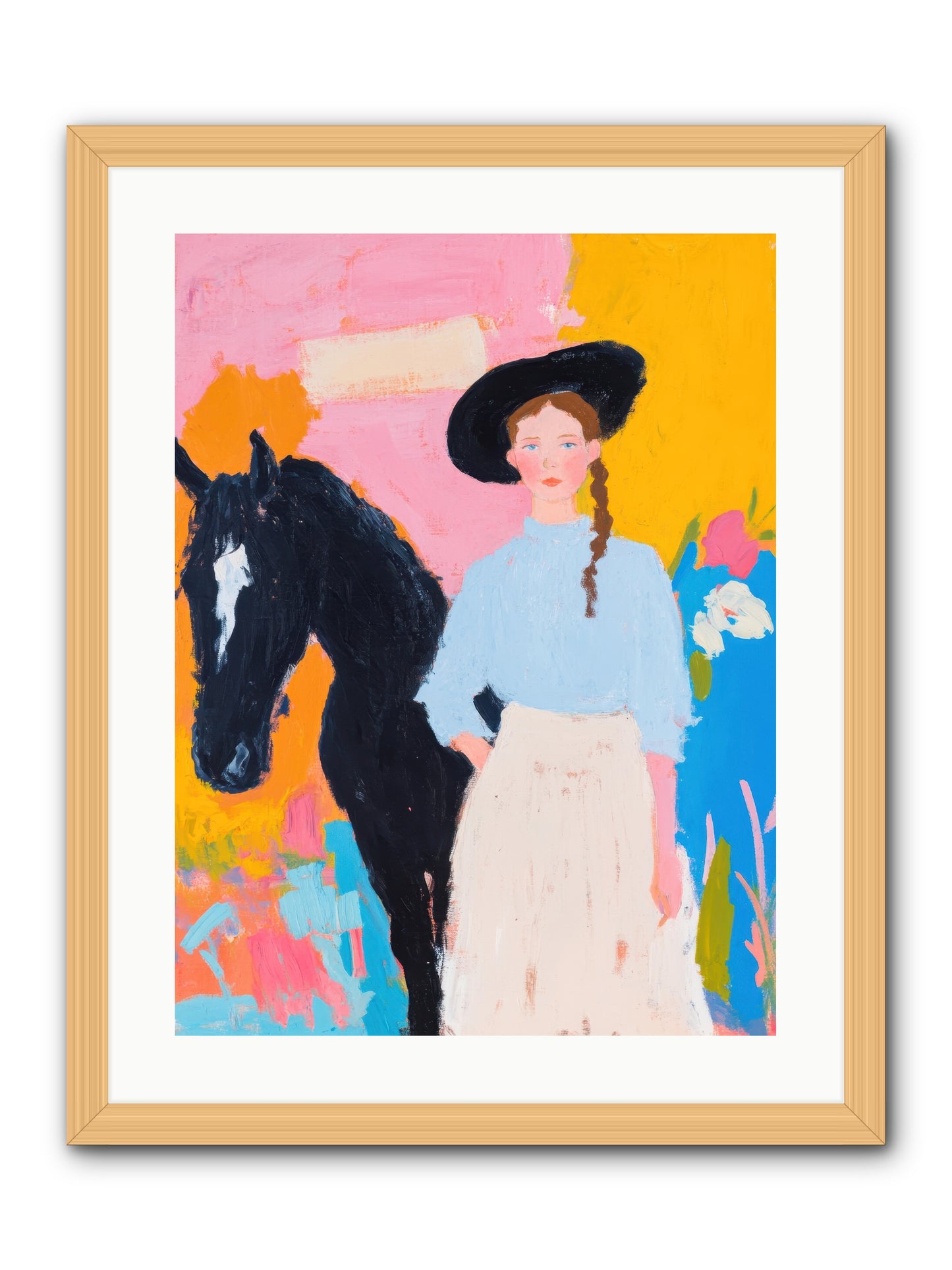 Prairie Wind  -- Framed Print - Natural 18x24