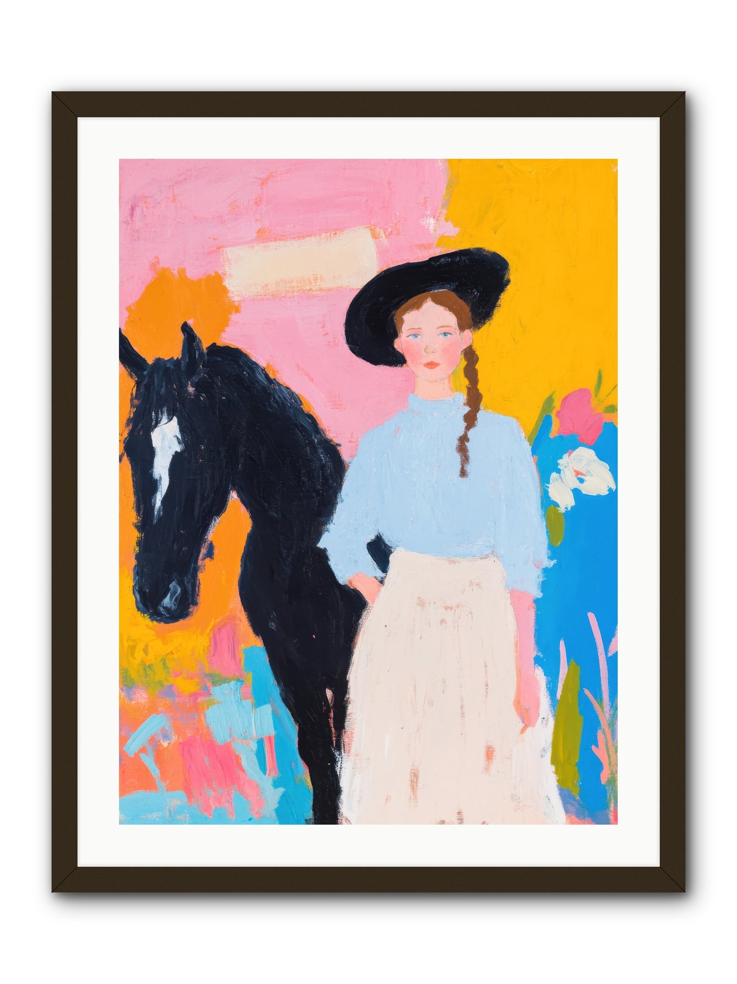 Prairie Wind  -- Framed Print - Black 24x32