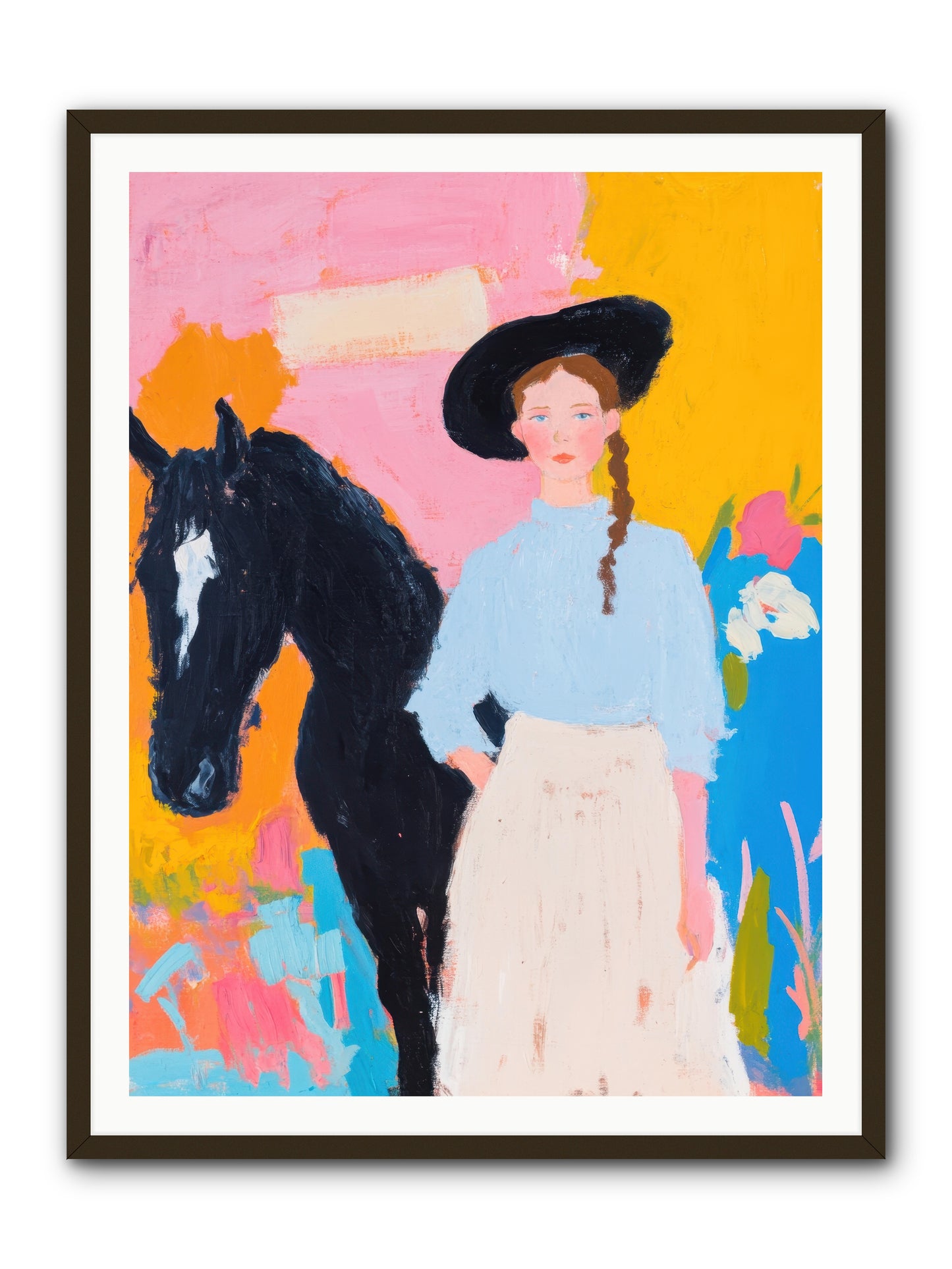 Prairie Wind  -- Framed Print - Black 36x48