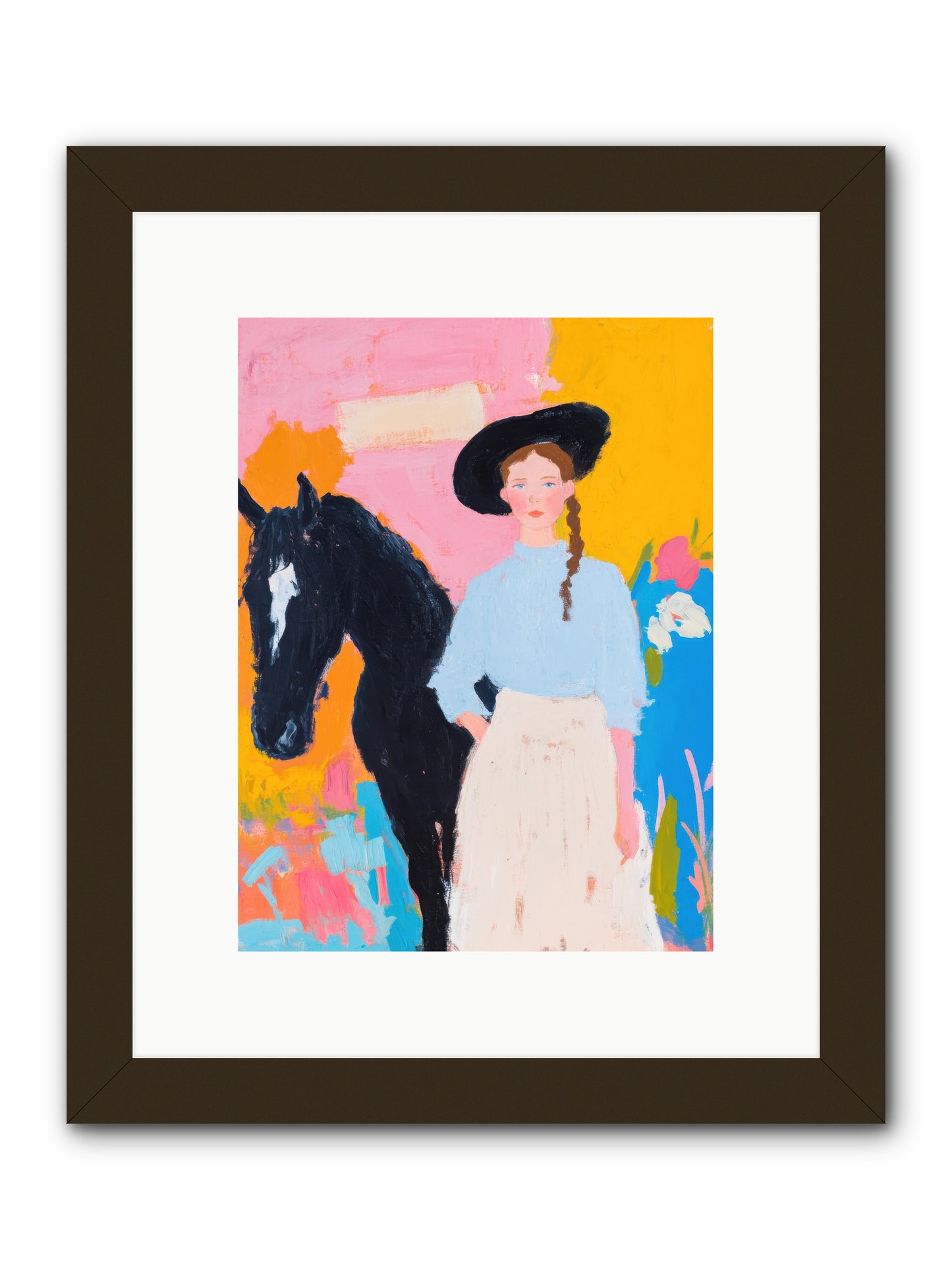 Prairie Wind  -- Framed Print - Black 9x12