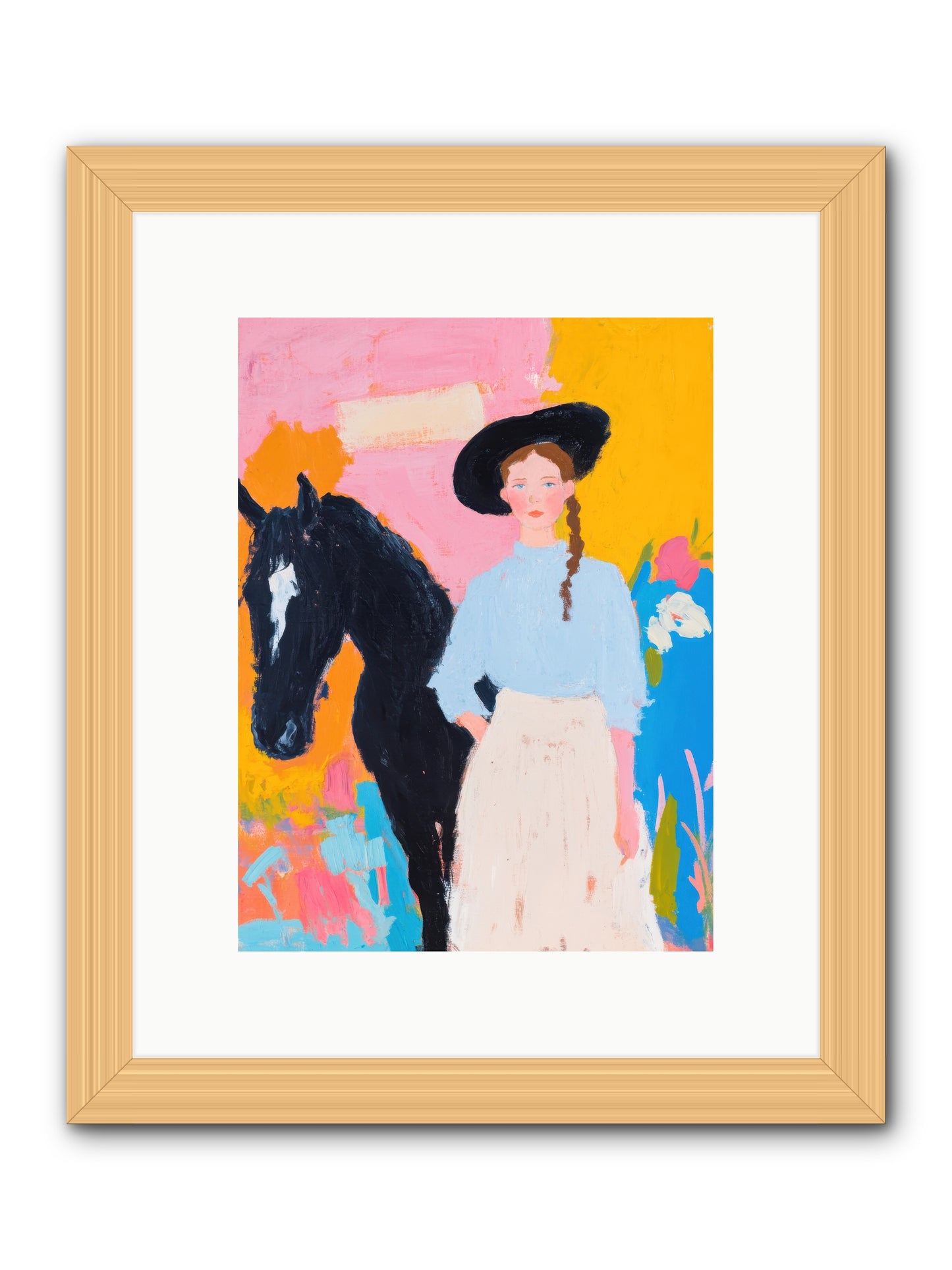 Prairie Wind  -- Framed Print - Natural 9x12