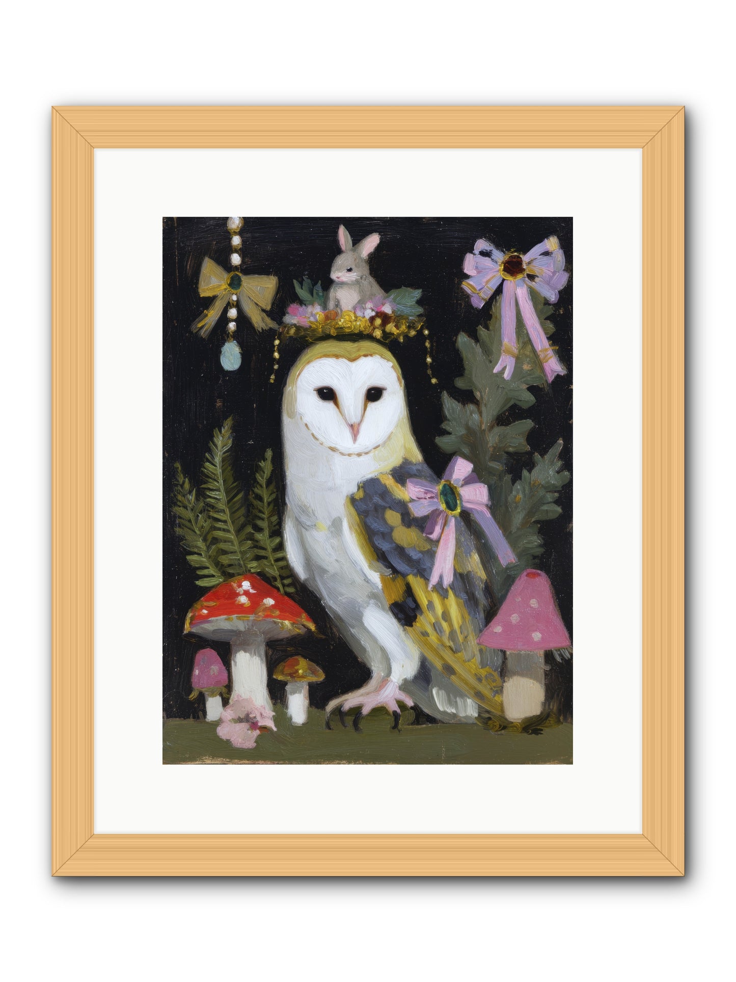Precious Things -- Framed Print - Natural 12x16