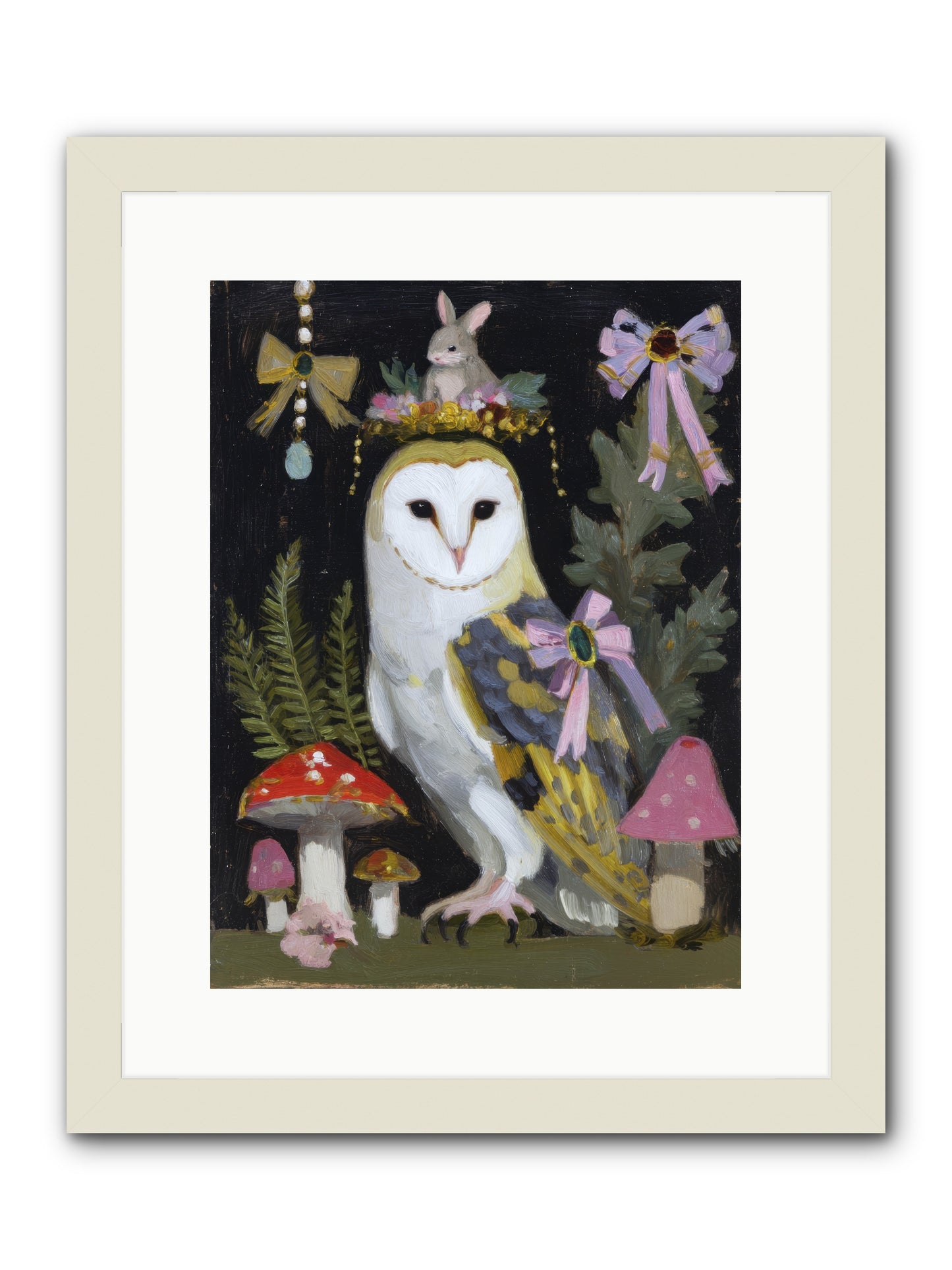 Precious Things -- Framed Print - White 12x16